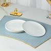 8-inch Pure White Round Ceramic Plate