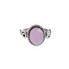 Rose Chalcedony Gemstone 925 Sterling Silver Jewelry Handmade Oval Shape Ring RR-14-16