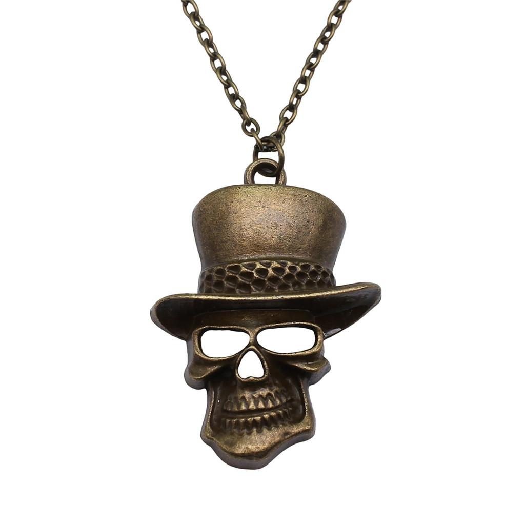 Eagles Gothic Pendant Necklace Gothic Steampunk Halloween Jewelry 45cm or 70cm Long Chain