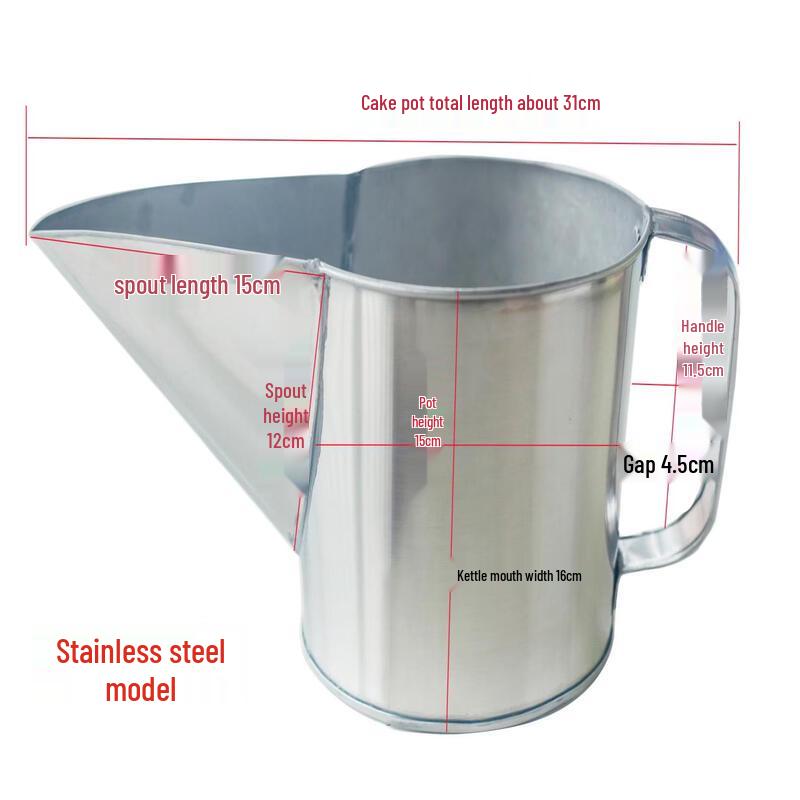 304 Stainless Steel Duckbill Batter Dispenser Funnel