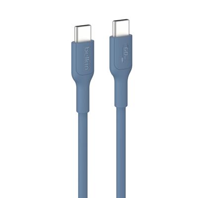 Belkin To CAB023fq2MBL USB-C USB-C Cable, 60W, 2.0, PCR, 2M, Blue,