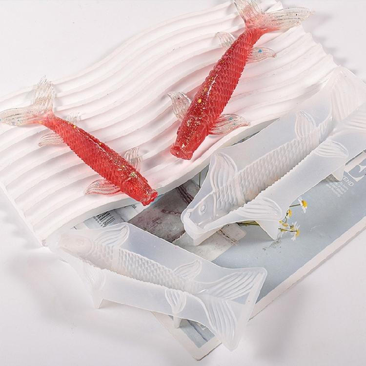 Valentines Large Fish Mold DIY Ornaments Pendant Epoxy Resin Crafting Mold
