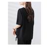 Chiffon Fashionable Short-sleeved T-shirt for Women, Trendy Summer Plus Size Fat Women's Hot Style Tops