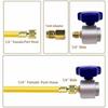 Self Sealing R134A Can Tap Valve Dispenser F A/C Charging Hose
