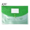 Student File Holder Expandable Document Folder with Label Slot, Layered Design Waterproof PP Envelope, Secure Rope Closure Organizer for Office