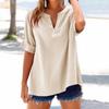 Casual Summer Shirt Solid Color Loose Top Fresh Sweet Women's Fashion Versatile Shirt