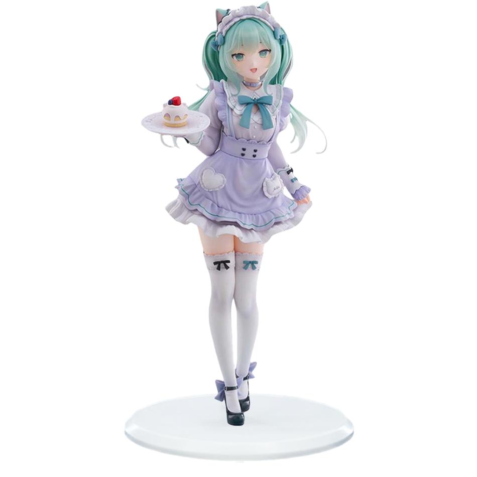 In Stock Latest Hatsune Miku X Nachoneko Cat Ear Maid Dress PVC Collection Anime Action Figures Desktop Decoration Figure Toys
