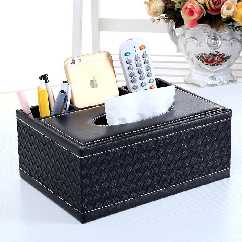 European Style Leather Tissue Box