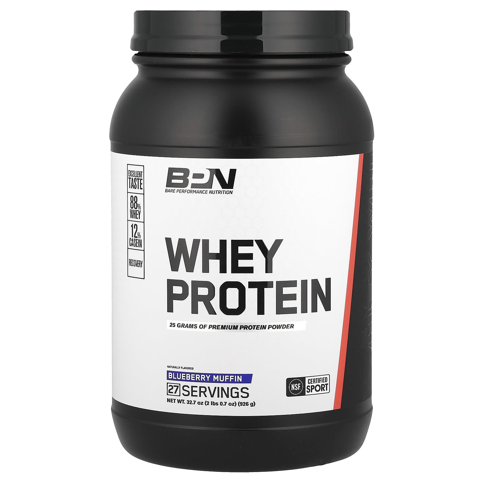 

BPN, Whey Protein Powder, Blueberry Muffin Flavor, 2 lb0.7 oz (926 g)
