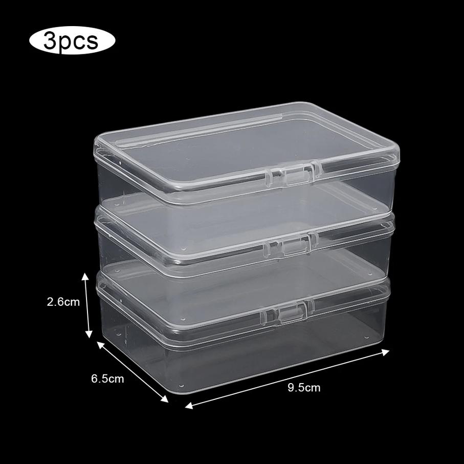 3/5/10Pcs Transparent Plastic Storage Boxes for Playing Cards Poker Game Card Organizer Container Board Game Packing Case