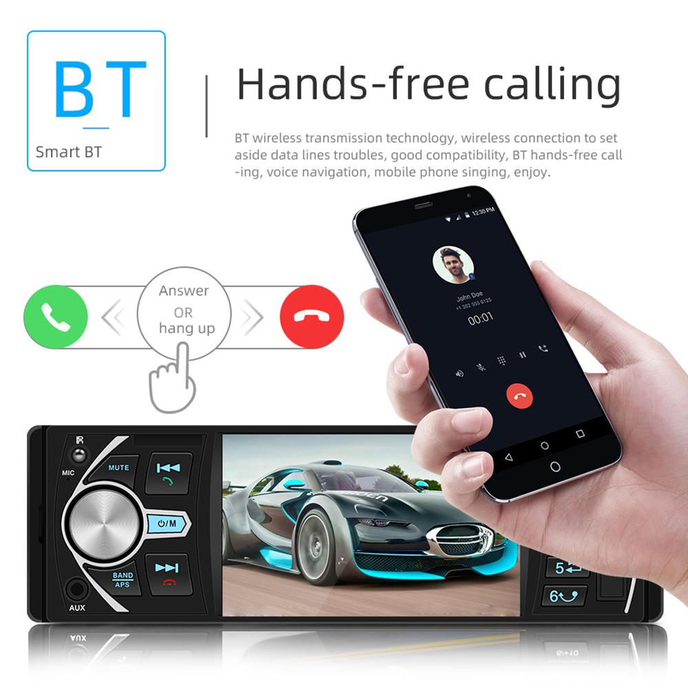 

4022B 12V Car MP5 Player Steering Wheel Control 4.1-inch Screen Auto Stereo Audio A