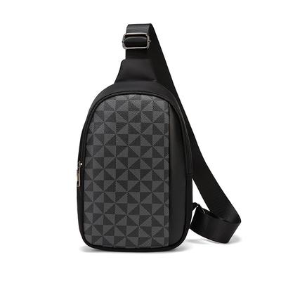 Borsa da petto multifunzionale retrò casual a spalla singola e crossbody per uomo e donna