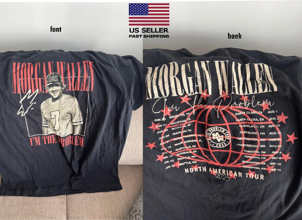 NEW MORGAN WALLEN 2025 IM THE PROBLEM OFFICIAL TOUR SHIRT Unisex T-Shirt XXXXL