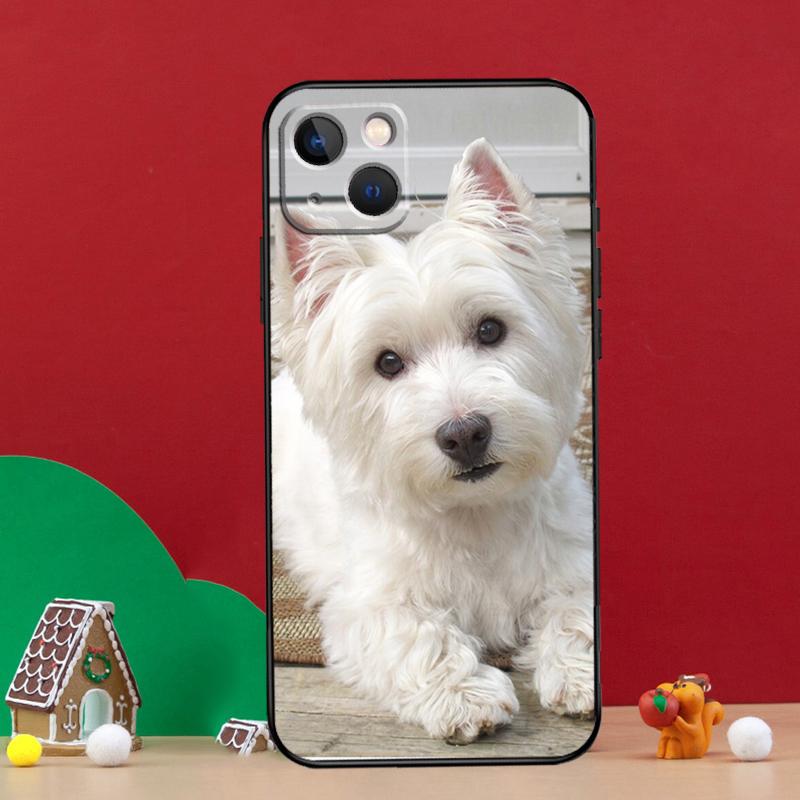 Westie Dog Case For iPhone 15 12 14 Pro Max 11 13 Mini Plus XR X XS Max Phone Back Cover