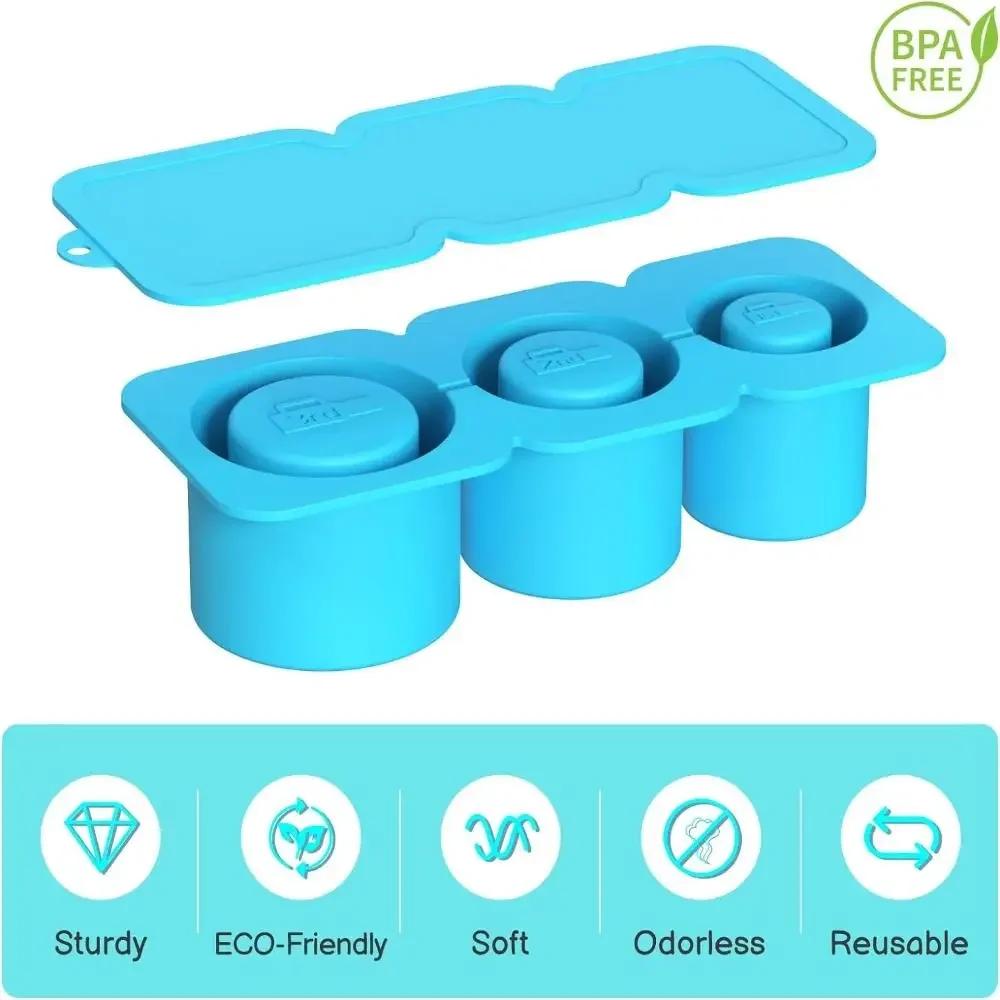 With Lid Ice Cube Tray for Chilling Cocktails Whiskey Drinks Accessories Tumbler Cup Ice Cube Tray for Cup 20-40oz