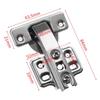 2pcs 90 Degree Buffer Hinge Kitchen Cabinet Hydraulic Hinge Folding Door Large Angle Buffer Hinge Furniture Door Hardware