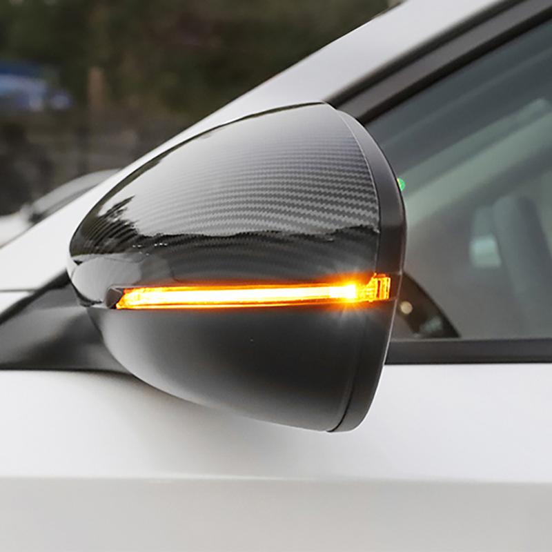 1 Pair Rearview Mirror Cover Cap Carbon Black for Honda Accord 10th 2018