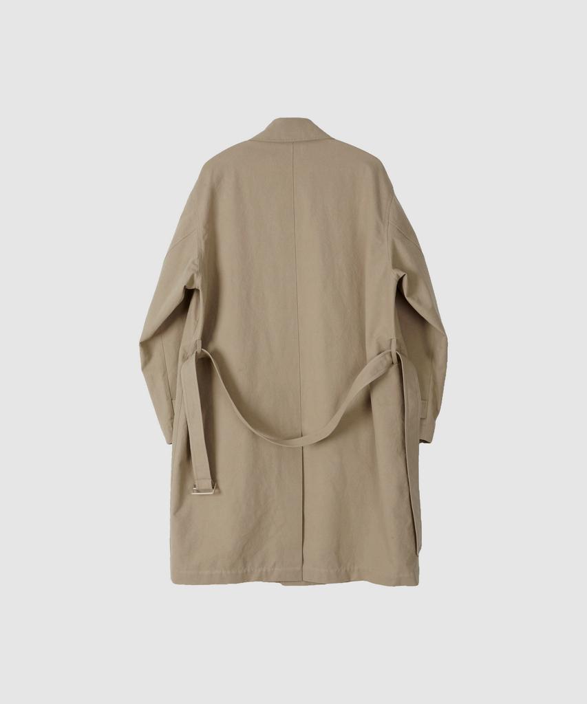 ASP Balmacaan Trench Coat - Dusty Beige