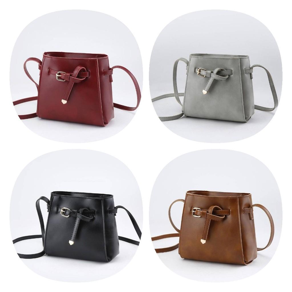 Stylish Red Pu Small Shoulder Bag For Women With Simple Korean Design And Soft Texture