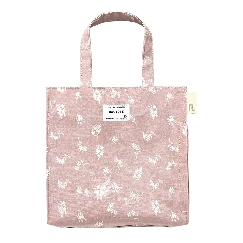 

[Root] SQUARE Smaller tote bag sub bag lunch bag Front lamination processing EU.Square.Laminate-P 1021 ladies 01 Novana