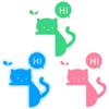 Luminous Switch Stickers Cartoon Hi Cat Wall Stickers Glow In The Dark For Children Room Living Room