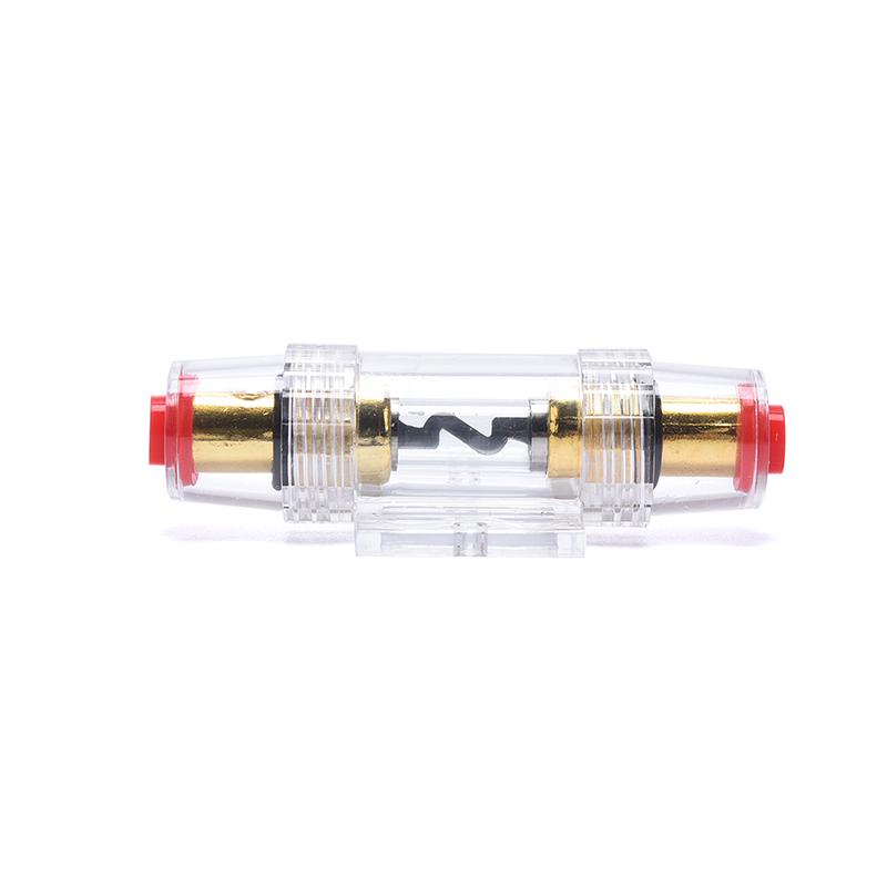 1Pcs AGU 8 AWG Gauge Fuse Holder IN LINE Car Audio Circuit Breaker AMP Amplifier 60A