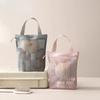 1pc Breathable Mesh Toiletries Storage Bag with Zipper Portable Multi-compartments Pen Pouches Travel Cosmetic Bag for Women Men
