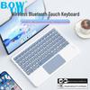 BOW Silent Bluetooth Touch Keyboard for Apple/Huawei Tablets - Portable, Rechargeable, Ideal for Office & Girls Typing