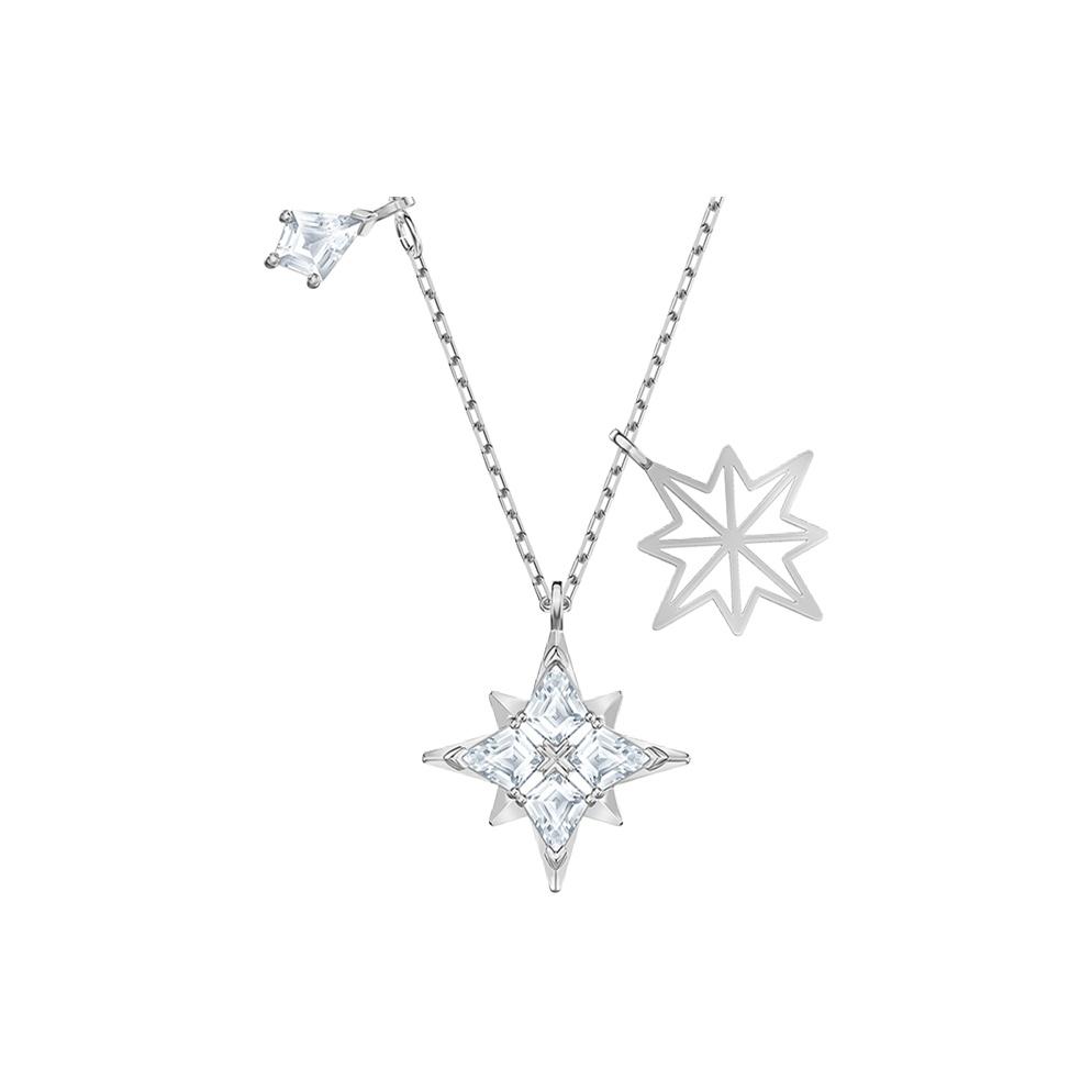 Swarovski Symbolica Eight-Pointed Star Crystal Necklace Women necklace 5511404 Box (Random Color)