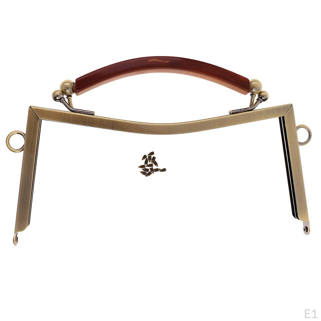 Purse Bag Metal Arch Clasp