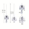 1pc Crystal Suncatcher, Glass Prism Rainbow Maker Chandelier For Window Pendant, Garden Art, Balcony, Office, Fall Decor