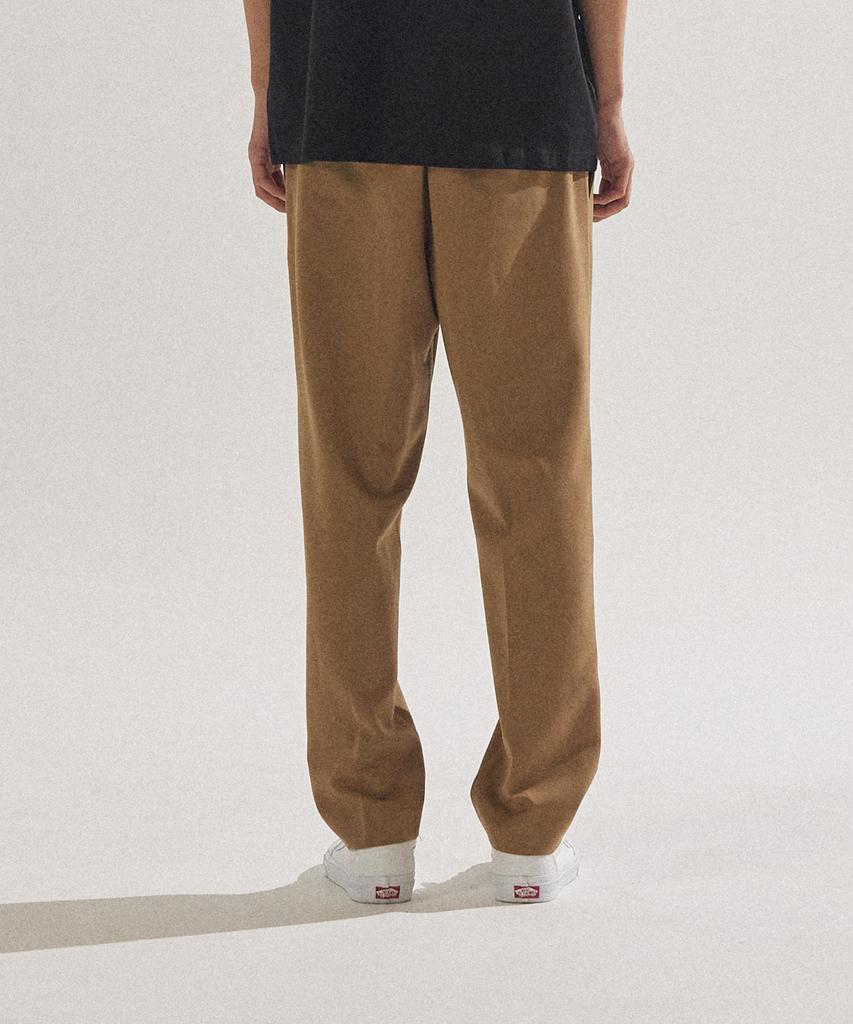 PALAP Unisex Essential Tapered Elastic Waist Slacks Pants_Pl24F7Pt013_Dbe