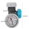 G3/4in Water Pressure Regulator Valve With Pressure Gauge Accessories For Outdoor Garden Irrigation Water Pressure Control Valve