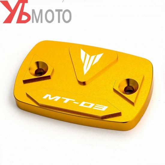 For Yamaha MT03  2022 MT-03 2015-  Motorcycle Accessories Front Rear Brake Fluid Reservoir Caps Oil Cover Guard