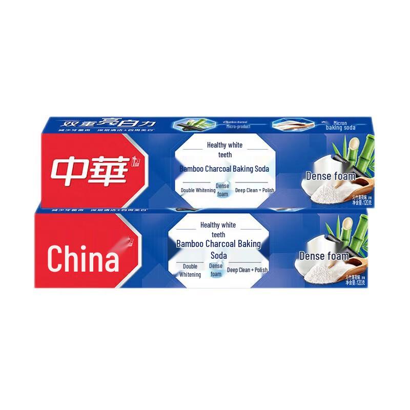 

Zhonghua Healthy White Bamboo Charcoal & Baking Soda Mint Toothpaste
