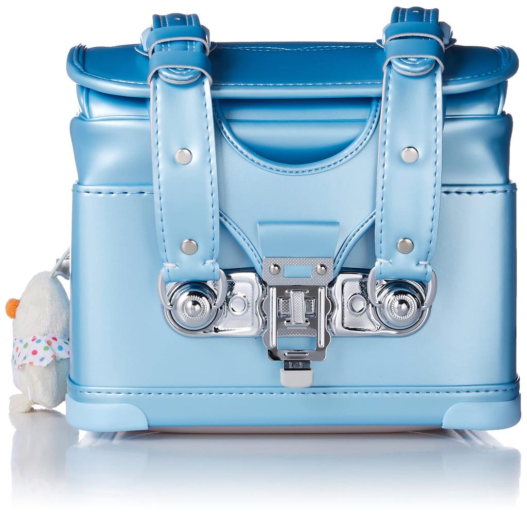 Fuwarii 2022 Fuwarii School Backpack with Crown Pearl A4 Size Dress-Up Girls' Set, Sky,