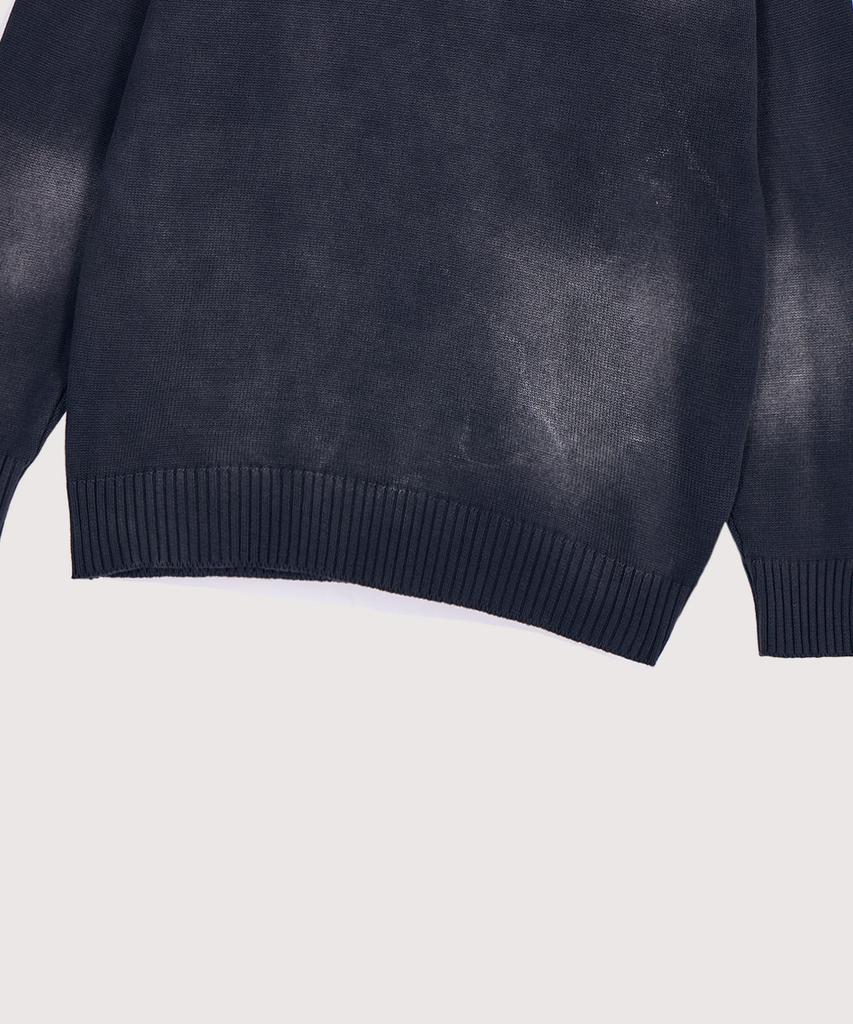 AT THE MOMENT Vintage Brushed Cotton Knit_Black