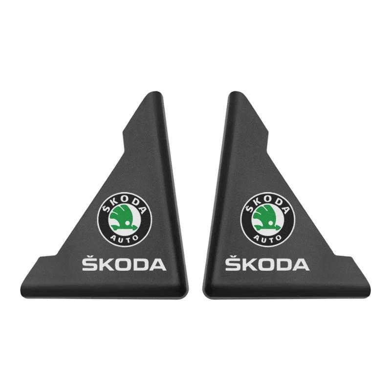 

2025 New For Skoda S Octavia Rapid Fabia Superb Kodiaq Karoq Kamiq Scala Car Accessories 2PC Car Door Corner Crash Protector Sti For Skoda