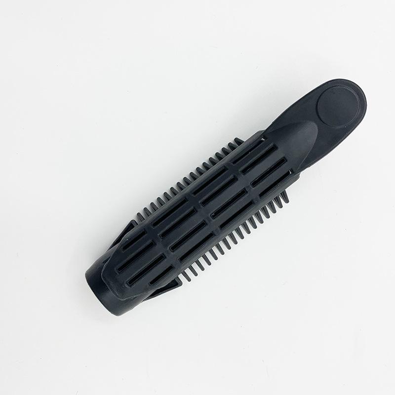 

1/2/4/6 шт. Пушистые объемные зажимы для корней волос - Самозакрепляющийся инструмент для укладки волос для мгновенной челки и DIY бигуди для волос для женщин 6PCS чёрный