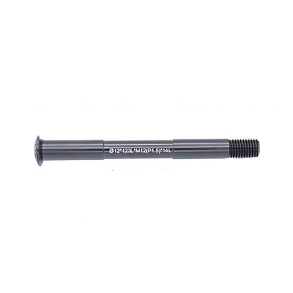 Front Thru Axle 100* 12mm-123mm M12 Black For Mountain Bike Road Bike