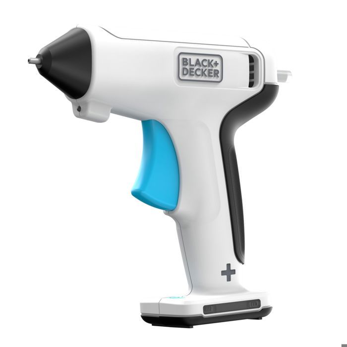 Pistolet À Colle Sans Fil - BLACK+DECKER - BCGL115-XJ - 3,6V - 20 Sticks De Colle - LED Intégré