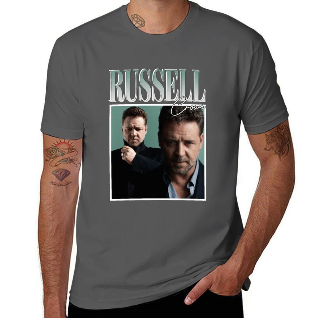 Russell Crowe TShirt Modern Print Casual TShirt