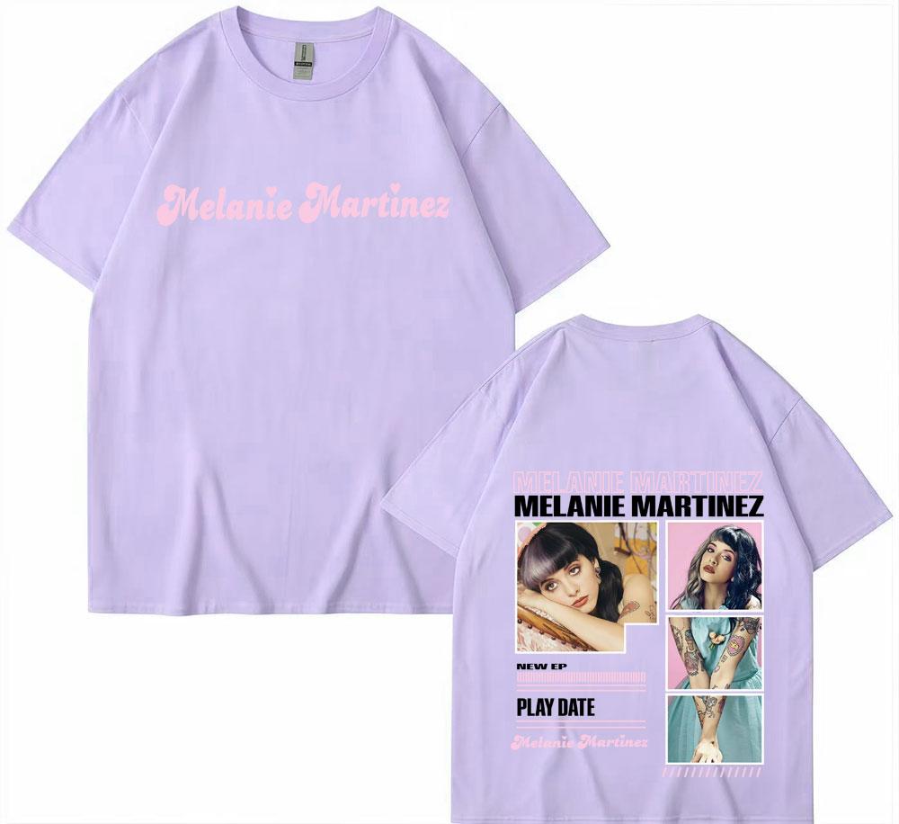 Singer Melanie Martinez Album 2025 Graphic Tshirts Men Women Vintage Summer Pop Art Fashion T Shirt Short Sleeve Casual Tshirt