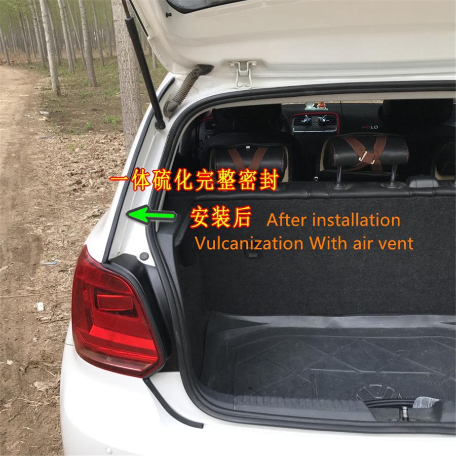 2Pcs 1.2M*2 Car Door Rubber Seal Weatherstrips Trunk Protection Sealant Strips
