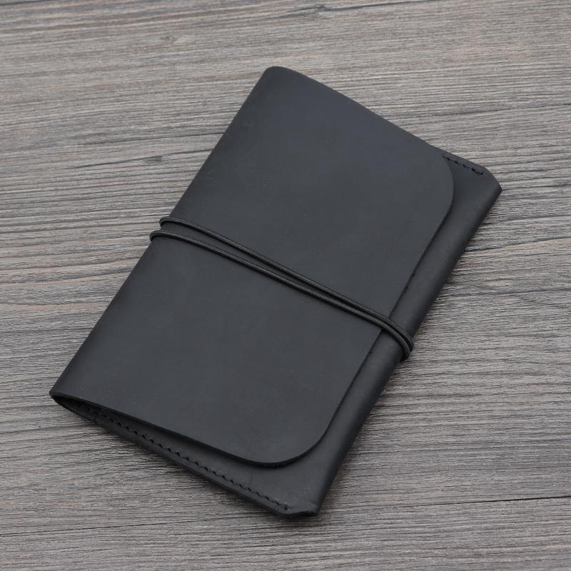 Обложка для паспорта из 100% натуральной кожи с ремешком — фото 13