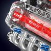 487Pcs Lsx454 V8 Engine Building Blocks Sets Technical Simulated Small Particle Assembly Bricks Model Toys Gifts For Holiday