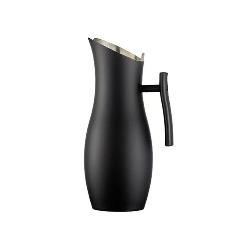 Kitchen Cold Water Wine Juice Jugs Stainless Steels Water Pitcher Jugs Cold Drinking Pitcher for Serving Water, Iced Teas