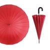 24 Bone Straight Handle Big Umbrella Water Blossom Umbrella Large Female Umbrella for Two Persons Long Handle Straight Umbrella Male Strong Rain