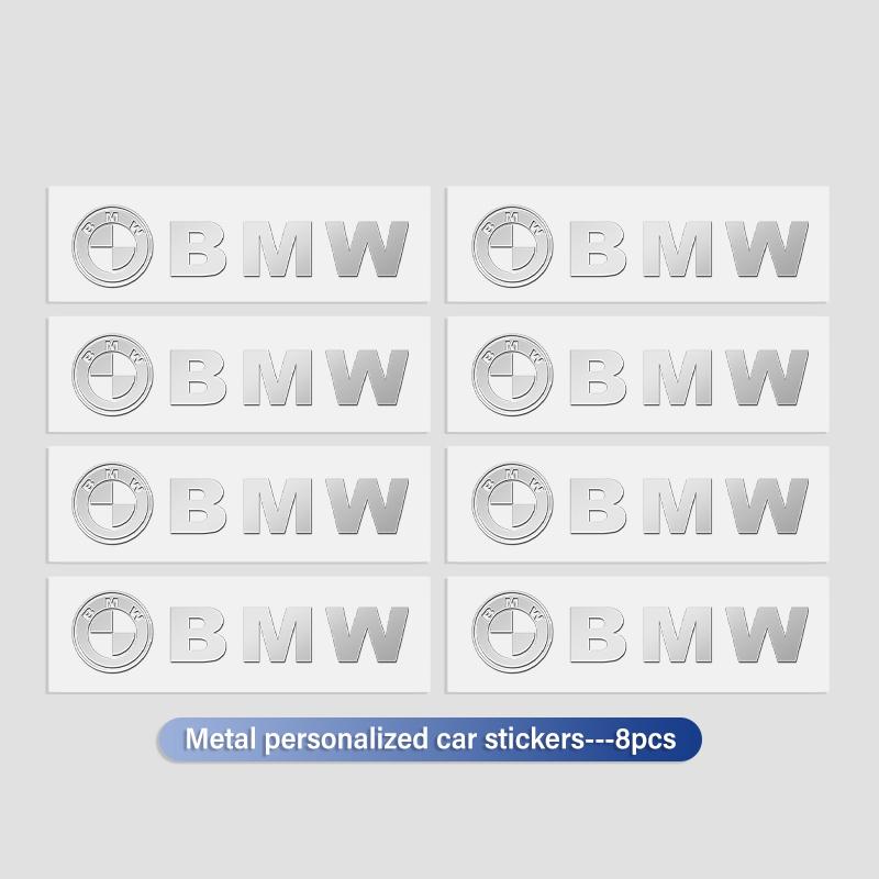 Metal Car Logo Emblem Decal Anywhere Stickers Decor Accessories For BMW Performance M E87 E30 E46 E28 F35 G20 E93 F20 X3 X YELHQ1