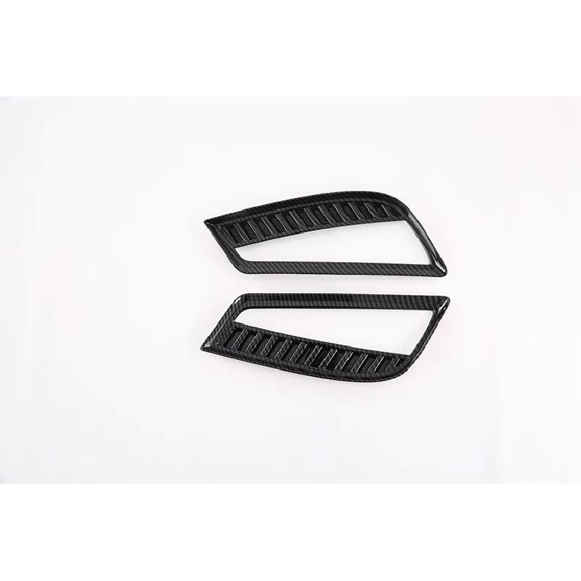 For BYD Dolphin Atto 2 EA1   Carbon Fiber Style Rear Reflector Fog Light Lamp Cover Trim Bezel Frame Styling Garnish